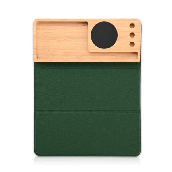 Mousepad With Bamboo Organizer Commercial Gifting