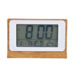 Bamboo Finished Digital Clock And Calender Corporate Gift