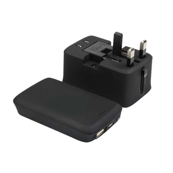Travel Adapter With Powerbank Industrial Gift