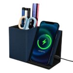 wireless charging stand with pen holder