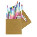 Multicolored crayons set personalised gift