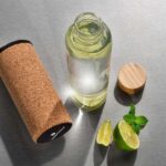 Glass Bottle with Cork Sleeve