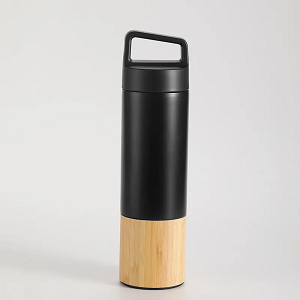 bamboo base water bottle for official gifting