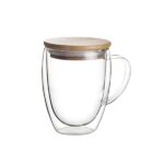Eco-Friendly Double Wall Glass Mug