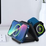 3in1 15W Folding Wireless Magnetic Charger