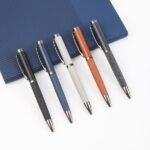 Mokavo Custom metal pen with PU body for corporate gifts