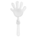 Hand-shaped plastic clapper available in custom colors