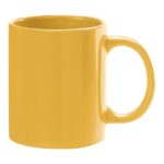 White 11oz ceramic mug with colorful inside