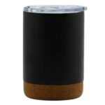 Customizable vacuum mug with cork base for promotional gifts